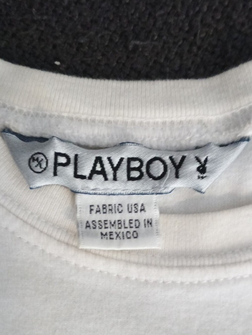 PLAYBOY White Tee with Hot Pink Bunny Logo - Picture 6 of 6